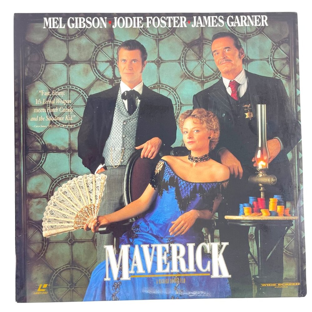 Home Video Laserdisc LD Maverick Rare Collectible Classic Western Series